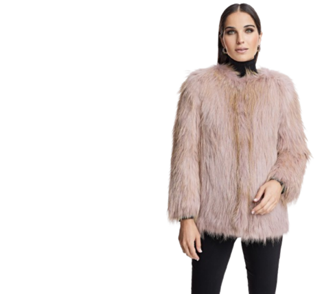 Chaqueta de pelo de zorro