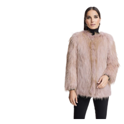 Chaqueta de pelo de zorro