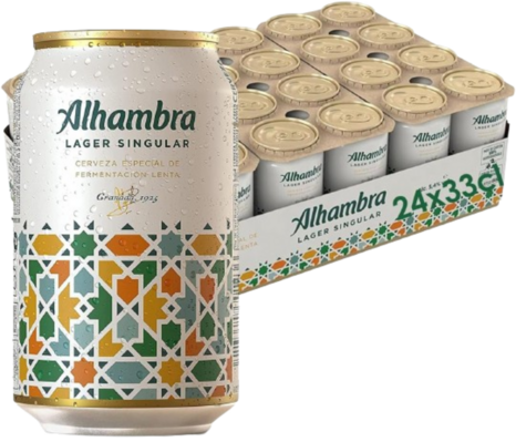 48 latas de Alhambra