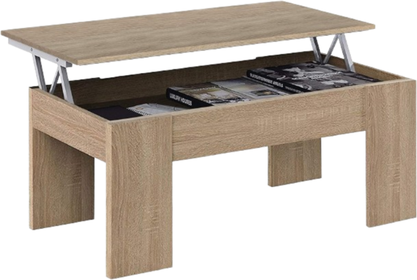 Mesa de centro elevable