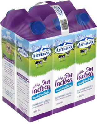 6 x Leche sin lactosa