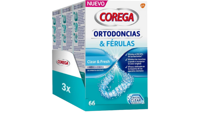 Limpa férulas Corega