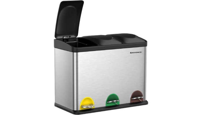 Triple cubo de basura