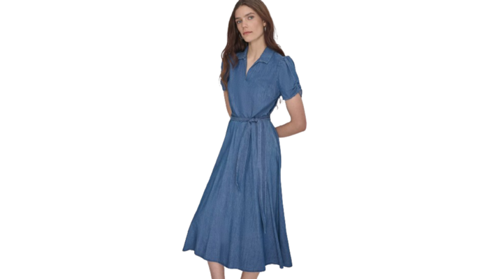 Vestido camisero corto