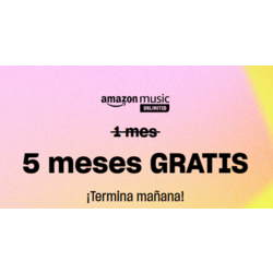 5 meses Amazon Music