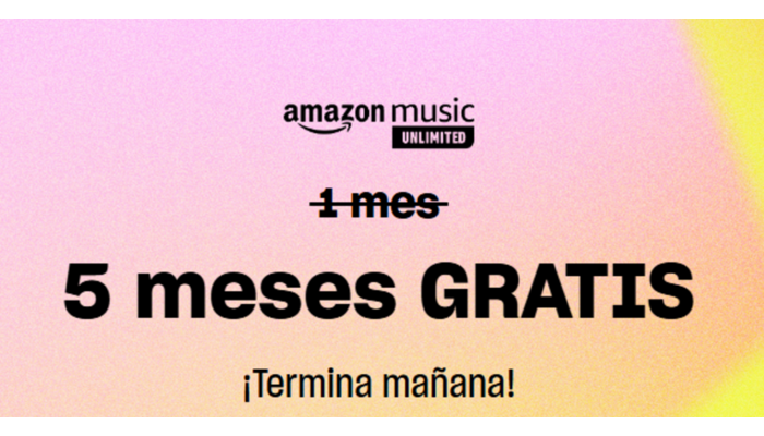 5 meses Amazon Music