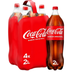 4 Coca Cola 2L
