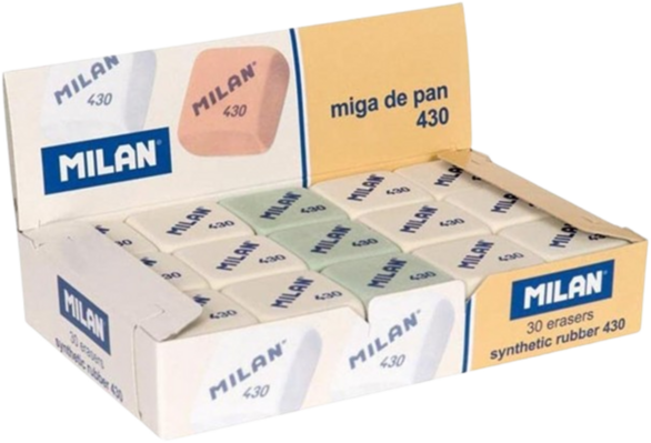 Caja de 30 gomas Milan