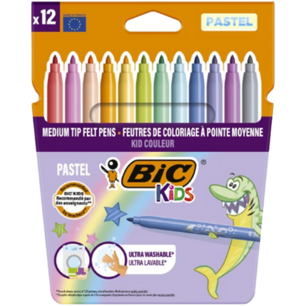 12 rotuladores Bic Kids