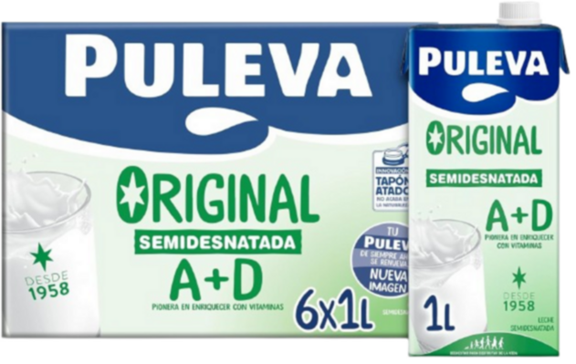 Leche Puleva Semidesnatada