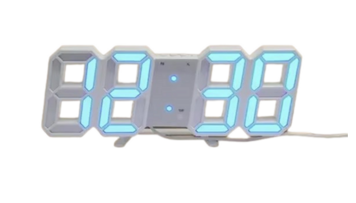 Reloj despertador LED 3D