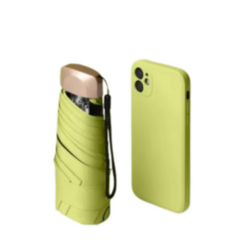 Paraguas plegable plano