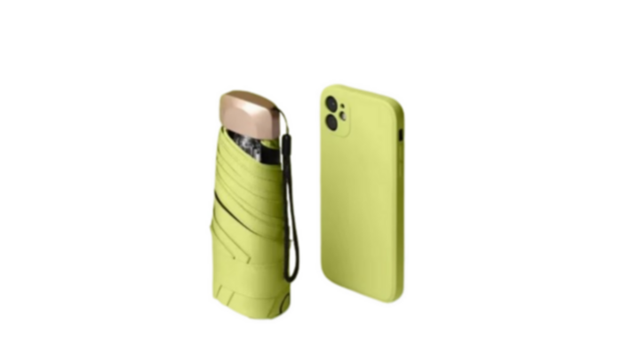 Paraguas plegable plano