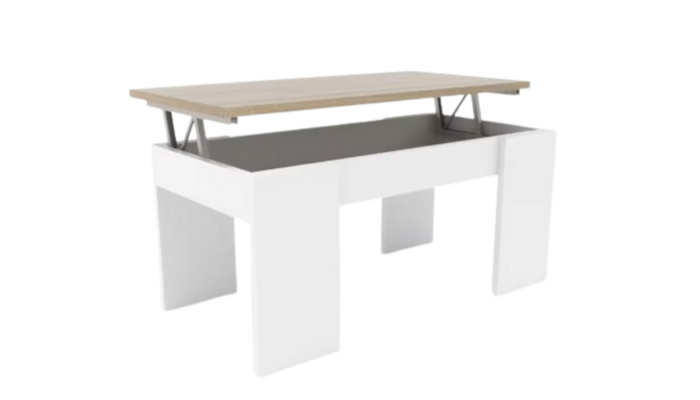 Mesa de centro elevable