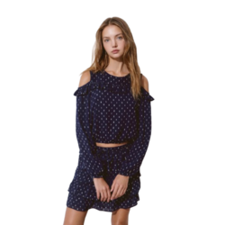 Blusa Brownie estampada