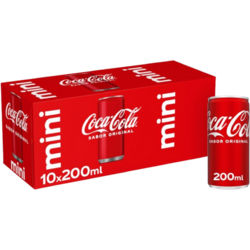 Pack Minilatas Coca Cola
