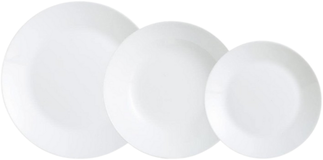 Vajilla Arcopal de vidrio Opal