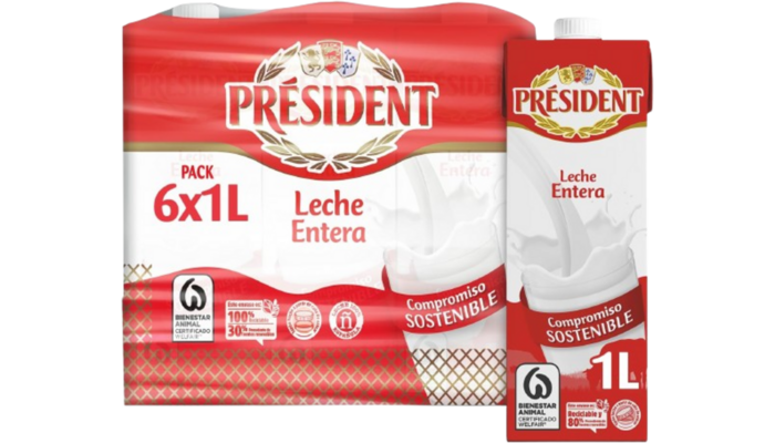 Leche President Entera