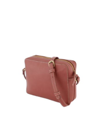 Bolso bandolera de napa