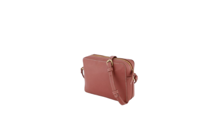 Bolso bandolera de napa